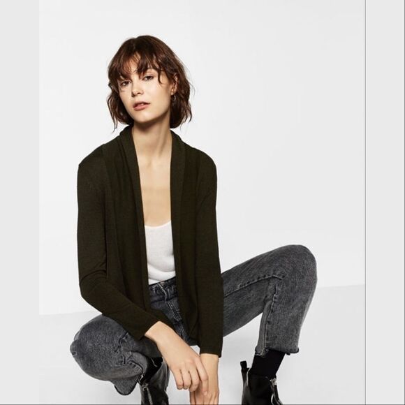 ✨ZARA DRAPED NECK CARDIGAN✨ - Picture 1 of 5